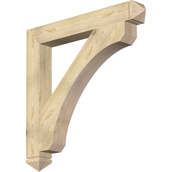 Ekena Millwork Legacy Arts & Crafts Rough Sawn Bracket, Douglas Fir, 6"W x 48"D x 48"H BKT06X48X48LEC03RDF - main